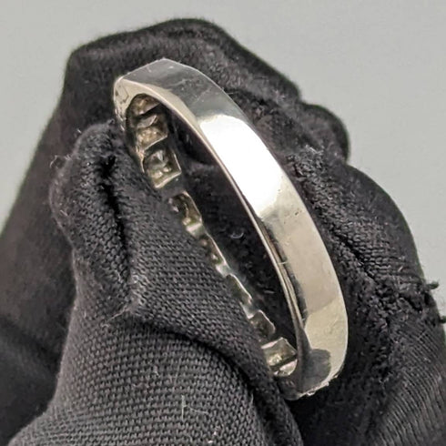 復古配飾純銀永恆戒指